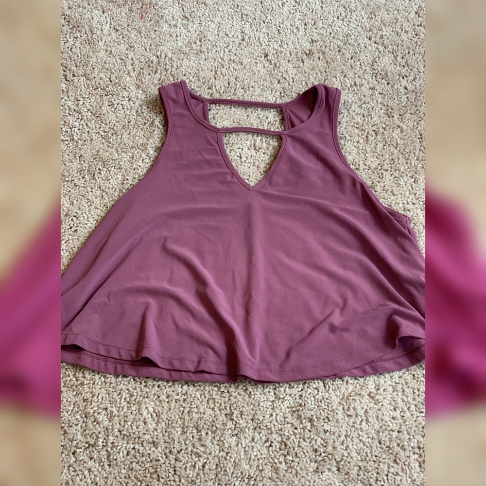 Mauve Crop Top